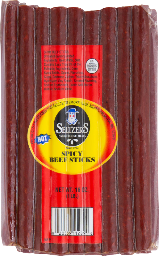 Spicy Beef Snack Sticks Lebanon Bologna | Seltzer&amp;#39;s Smokehouse Meats