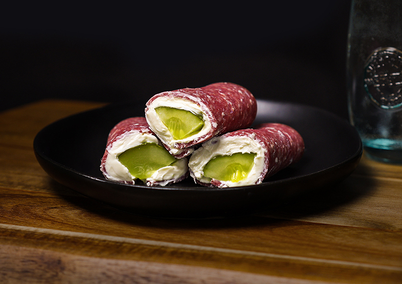 Lebanon Bologna Pickle Wraps